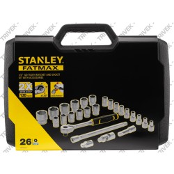 Set 26 pz Chiavi a Bussola con Cricchetto Attacco 1/2" FatMax STANLEY