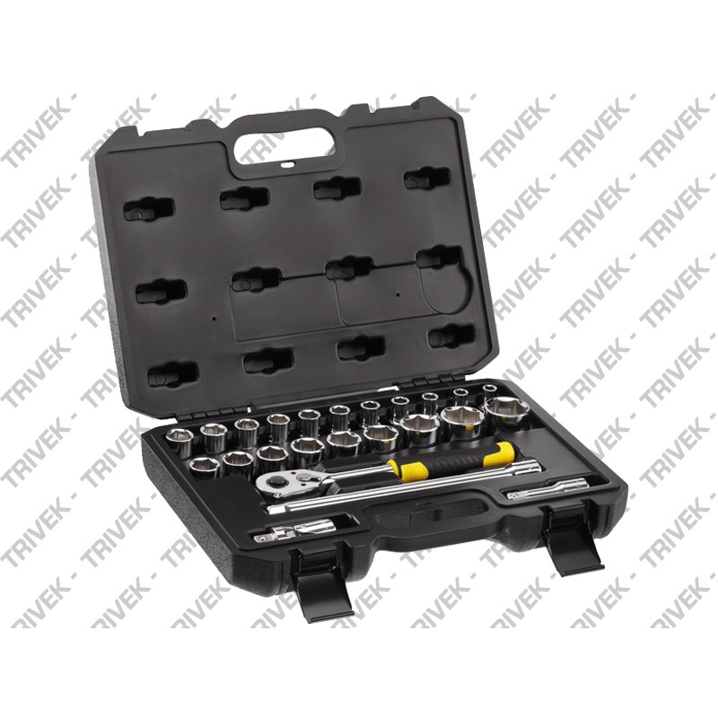 Set 24 pz Chiavi a Bussola con Cricchetto Attacco 1/2" STANLEY