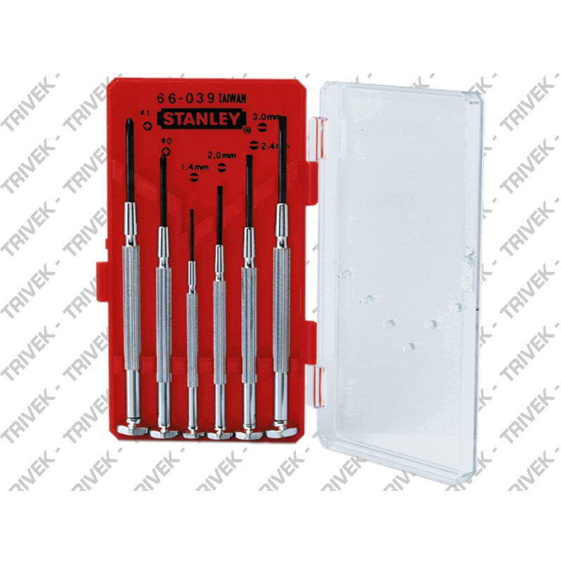 Set 6 Giravite per Elettronica STANLEY