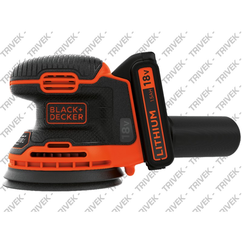 Levigatrice RotoOrbitale 18V Litio 1,5 Ah BLACK+DECKER