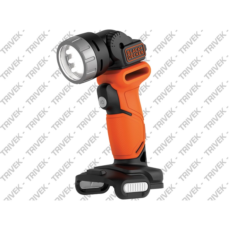 Torcia con Testa Pivotante 12V Litio 1,5Ah USB - No Batteria - BLACK+DECKER