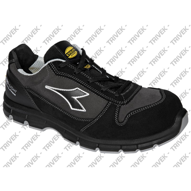 Calzatura di Sicurezza "Run Low Met Free" S3L-FO-SR-ESD DIADORA Nero-Grigio Carbone 