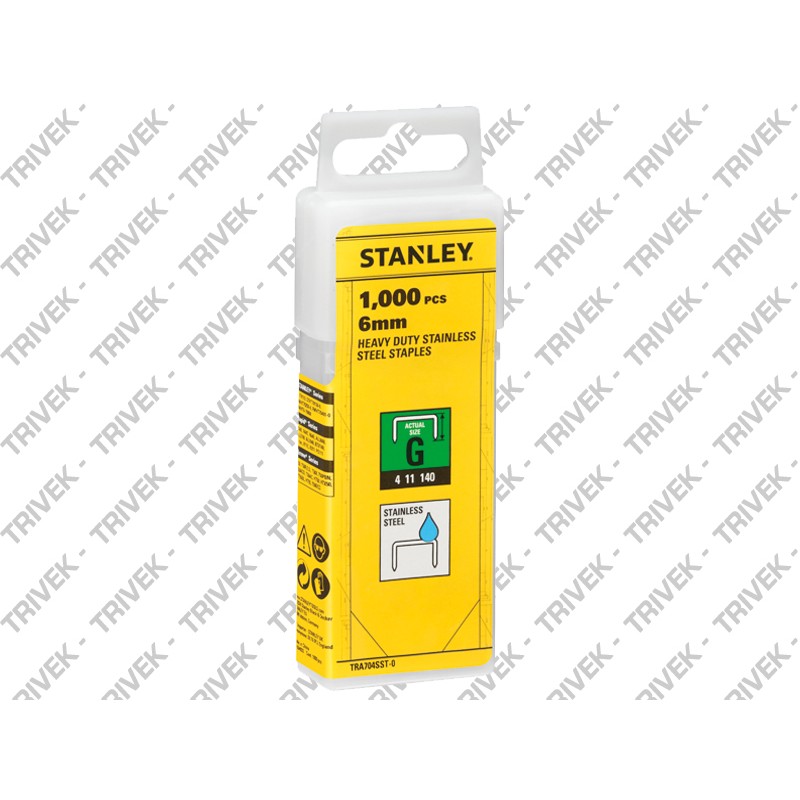 Punti Tipo "G" in Acciaio Inox STANLEY