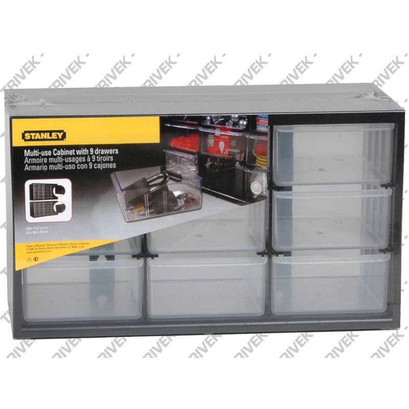 Cassettiera con 9 Cassetti Grandi STANLEY