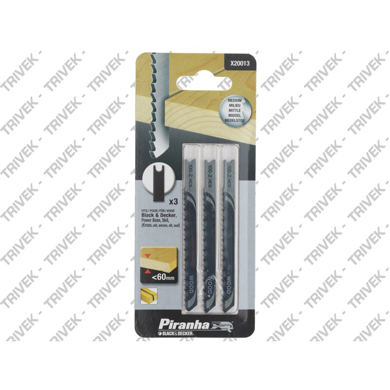 3 Lame Legno BLACK+DECKER