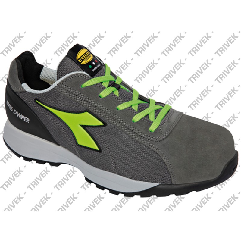 Calzatura di Sicurezza "Glove MDS Text Low" S1P-SRC-HRO DIADORA carbone-verde