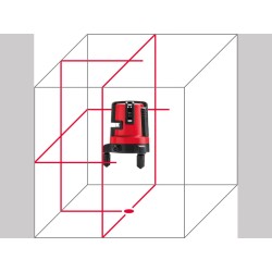 Livella Laser Raggio Rosso LINO L4P1-1 con Batterie Litio LEICA