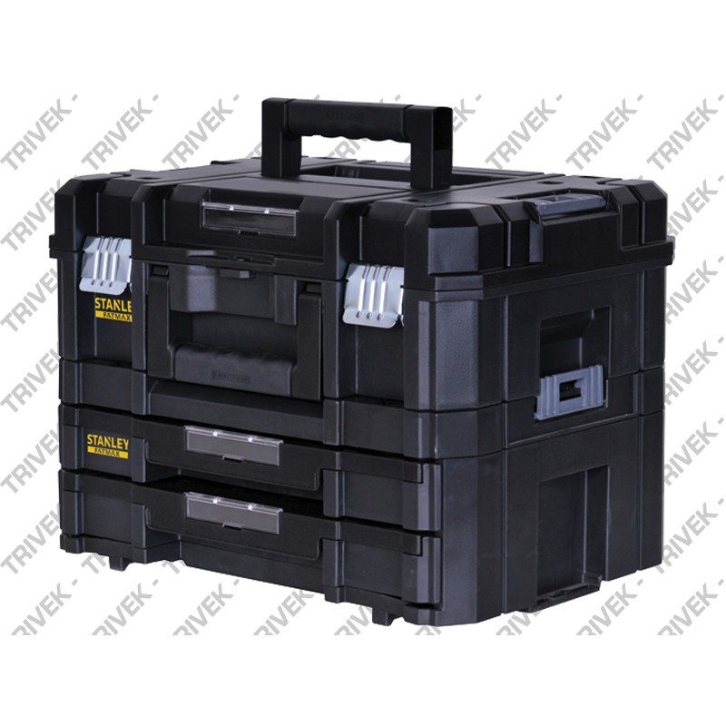 Kit Portautensili Elettrici e Cassettiera 2 Cassetti Pro-Stack FatMax STANLEY