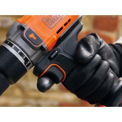 Trapano Avvitatore a Percussione 2 Batt. 18V in Valigetta BLACK+DECKER