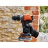 Trapano Avvitatore a Percussione 2 Batt. 18V in Valigetta BLACK+DECKER