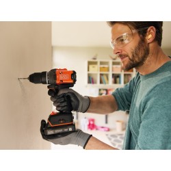 Trapano Avvitatore 2 Batterie 18 Volt Litio 2Ah Brushless BLACK+DECKER