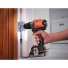 Trapano Avvitatore 2 Batterie 18 Volt Litio 2Ah Brushless BLACK+DECKER