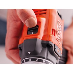Trapano Avvitatore a Percussione 2 Batt 18 V Li 1,5Ah Brushless BLACK+DECKER