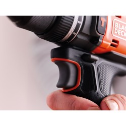 Trapano Avvitatore a Percussione 2 Batt 18 V Li 1,5Ah Brushless BLACK+DECKER