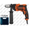 Trapano Percussione Reversibile 850 W in Valigetta BLACK+DECKER
