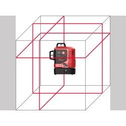 Livella Laser Raggio Rosso LINO L6R-1 con Batterie Litio in Valigetta LEICA