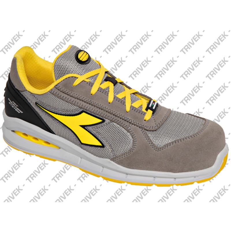 Calzatura di Sicurezza "Run Net Airbox Low" S1P-SRC DIADORA Grigio-Alluminio