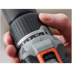 Kit Trapano Avvitatore Percuss. 18V +1 Batteria 4Ah+1 Batteria 2Ah BLACK+DECKER