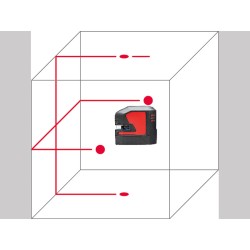 Livella Laser Raggio Rosso LINO L2P5-1 con Batterie Litio LEICA