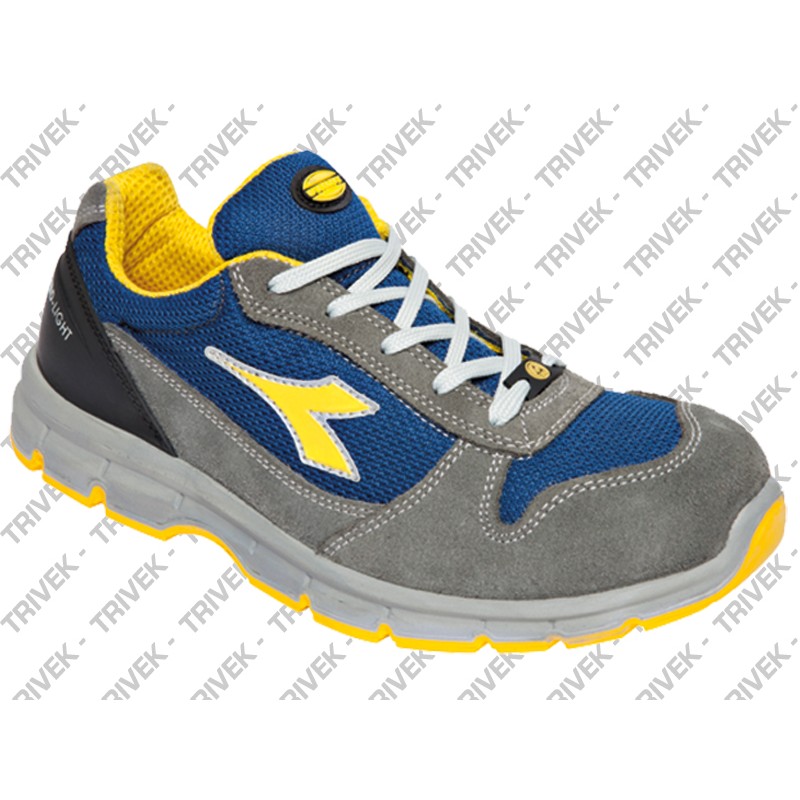 Calzatura di Sicurezza "Run II Textile" S1P-SRC-ESD DIADORA Grigio-Blu Insegna 