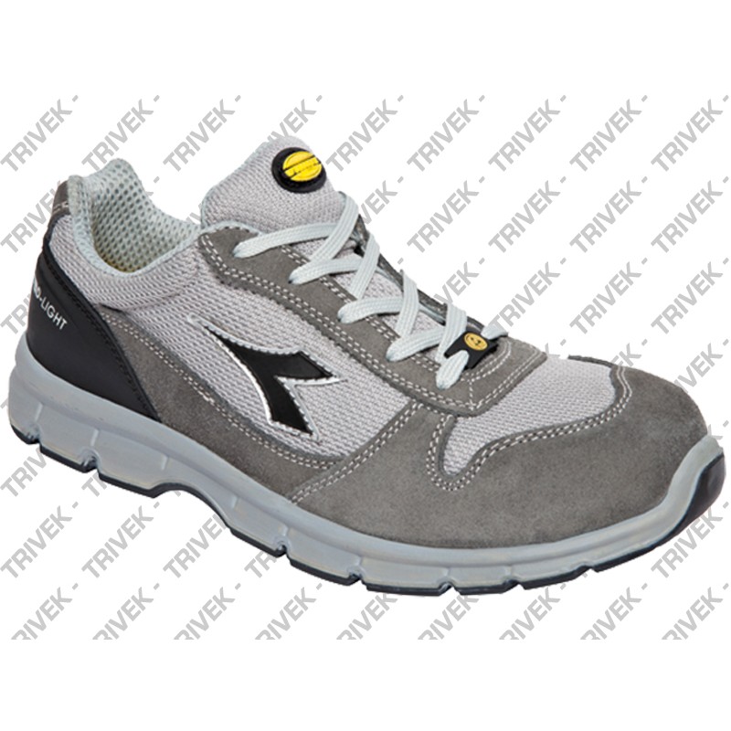 Calzatura Sic. "Run II Textile" S1P-SRC-ESD DIADORA Grigio Alluminio