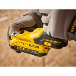 Trapano Avvitatore V20 Litio 18V 2 x 2  Ah Brushless STANLEY FATMAX
